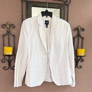 GAP Classic White Blazer